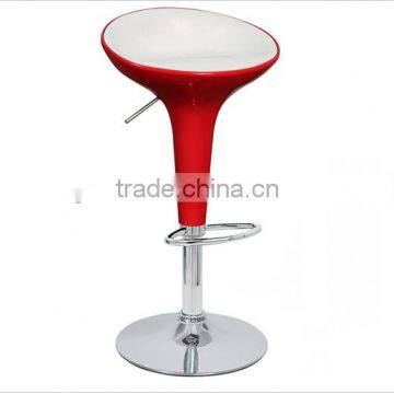 0913 MODERN ADJUSTABLE BOMBO STYLE BAR STOOL-SCOOP BARSTOOL- COUNTER CHAIR