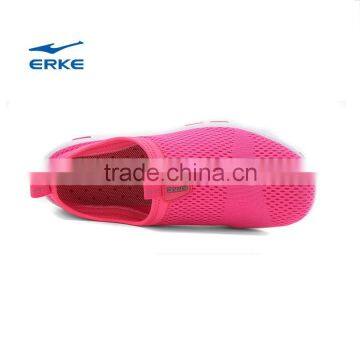 ERKE Summer Womens Cream Color Casual Shoes Breathable Beach Aquatic Shoes for Girls Casual Shoes Full Mesh Upper Couple Syle photo-3