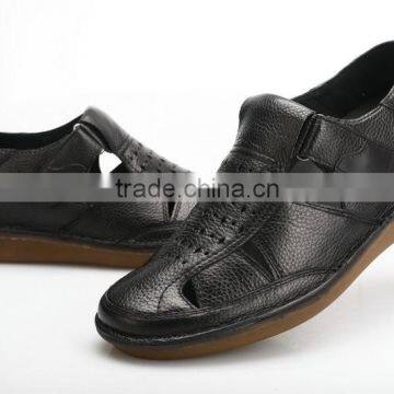 comfortable wholesale men leather sandals