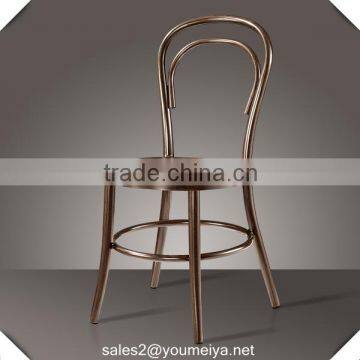 out door aluminum bar chair in wood look