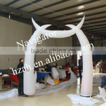 Inflatable Ivory Arch for Wedding Decoration