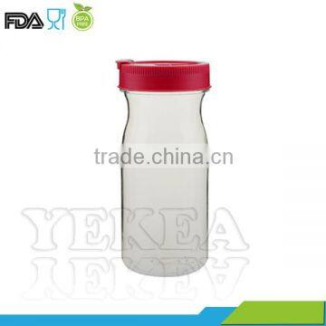 tritan tumbler 24 oz plastic milk bottle with colorful lid