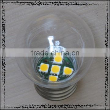 LED PC Clear shell G45 color light bulb 1W E27 / B22 , PC cover , IP45 , CE & ROHS