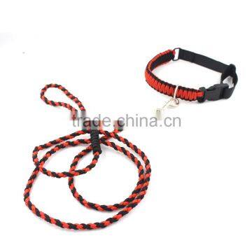 Braid Rope Dog Leash and Collar, Paracord Dog Leash photo-3