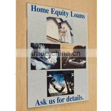 Non-Glare Clear Acrylic Poster Frame Displays 16 x 2-Inch Graphics