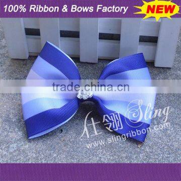 Girls Ribbon Hair Bow Ponytail, Ribbon Boutique Hair Bow, Ribbon Bows