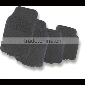 Black PVC material flat car anti-slip floor mat