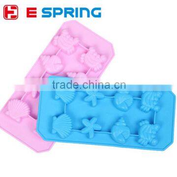 8 Cavity Different Marine Organisms Shape Silicone Cake Mold