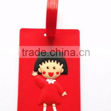 Wholesale China Manufacture Travel Luggage Tags PVC Custom Made Shaped Bag Tag