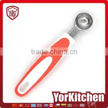 Latest design TPR handle Hot sale stainless steel ice cream melon baller