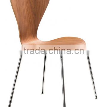 stacking metal frame bendwood / dinning chair