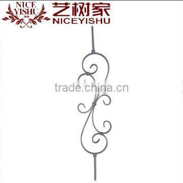 Ornamental Wrought Iron Components For Fence Gate Stair