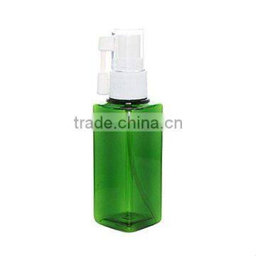 Nose Sprayer Cap PET 60ml Square Green