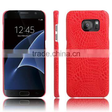 Best Hard PU CROCO Case Cover for Samsung Galaxy S7 Edge Leather Housing photo-6