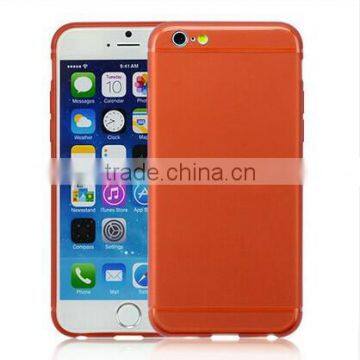 slim tpu mobile phone case, soft tpu material, back cover for iPhone 6