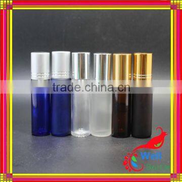 Glass Roll on Bottles With 1/3 oz Roll-on Perfume Bottle Frosted Glass
