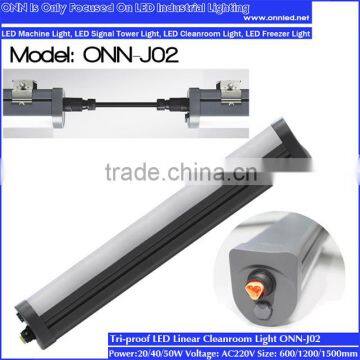 onn-J02 dust proof led tube fixture 600/1200/1500mm used in hard environment