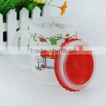 gift item custom creative logo glass coffee cup cheap wholesale glasses coffee mug/tea glass cup with handle drink glassware