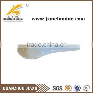 13.2cm white melamine ware soup spoon