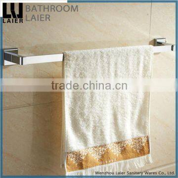 Economical Popular Unique Design Zinc Alloy Chrome Finishing Bathroom Sanitary Items Wall Mounted Single Towel Bar