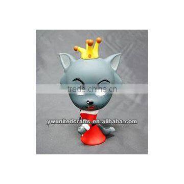 Fashion&Cute lovely red wolf vinyl toy