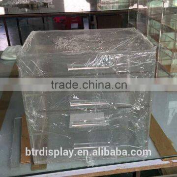 Clear Acrylic 4 Tier Plastic Storage Drawer Multi-drawer photo-3