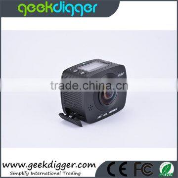 AMK200S Dual Lens 360 Degree Action Camera With Dual Lens 220 Degree Fisheye With HD 960P/30fps Recorder AMK200S 8.0MP WiFi photo-6