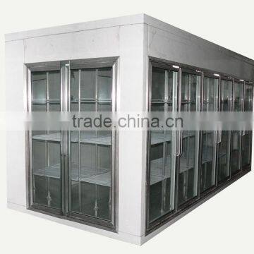 Glass Door Display Cold Room With Polyurethane Panel for Supermarket Use photo-2