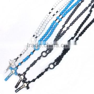 rosary,religious rosary, arcylic beaded cord rosary, religious necklaces