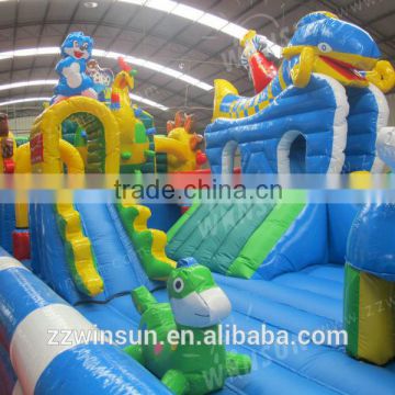 Lovely cartoon work delicate inflatable bouncer castle