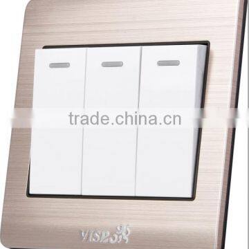 New Design V6 Series High Quality and Safety Products 3 Gang Switch for Home photo-2