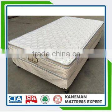 5 star hotel bed base and mattress with Belgium Bekaert fabric