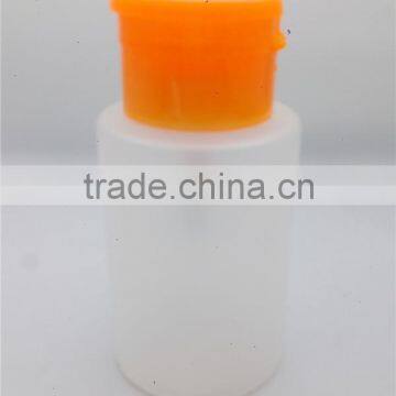 nail polish remover plastic pump bottle