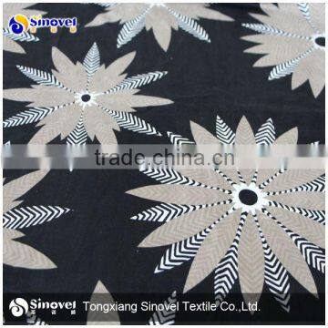 100% Polyester Cushion Cover Printed Velvet Fabric