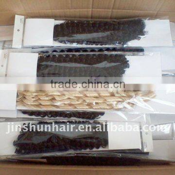 SAMPLE PACKAGE OF OUR SYNTHETIC HAIR WEFT