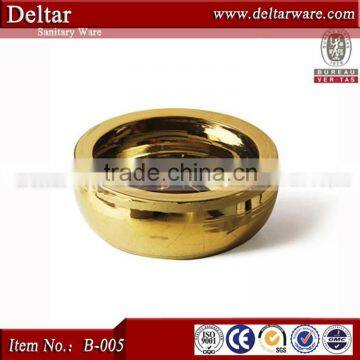 Royal style gold ceramic basin for sale_Delux classic lavatory basin, gold/golden basin