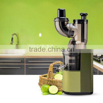 LF-6218 New arrival 200W AC induction motor 80mm whole apple fruit big mouth 43 RPM cold press slow juicer