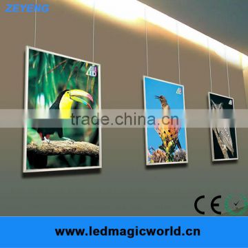 High Quality Aluminum Slim LED bent acrylic frame