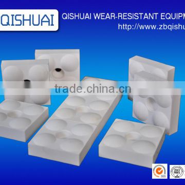 High abrasion alumina resistant ceramics