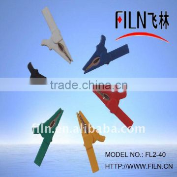 six colors cooper crocodile clips 55mm alligator clips New Battery Clips