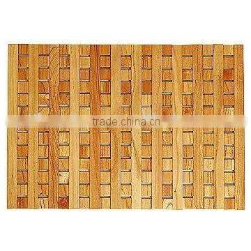 bamboo bath mat