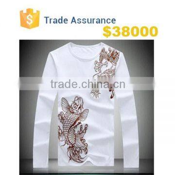 Wholesale - Men Tee Chinese Style Fashion Long-sleeved T-shirt Printing