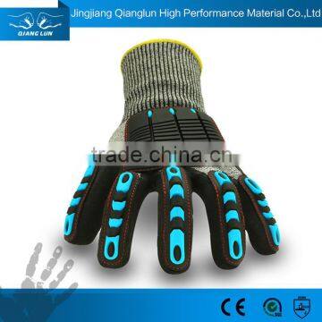 Puncture Level 3 Oil Rig Work Anti Tear Gloves photo-2