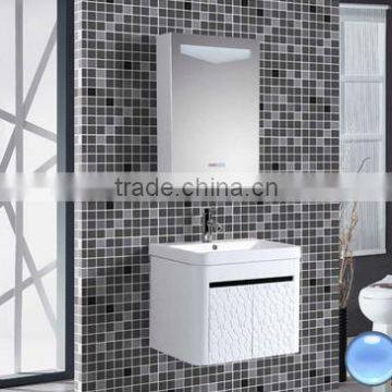 Mirrored Cabinets Type and Modern Style pvc bathroom cabinet