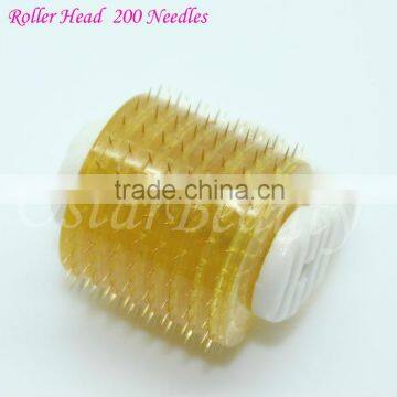 HOT 200 needles of Vibrating LED micro needle roller with 4 bio lights VMN01