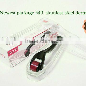 2013 new package GMT540 Derma roller/skin derma roller/titanium derma roller or stainless steel