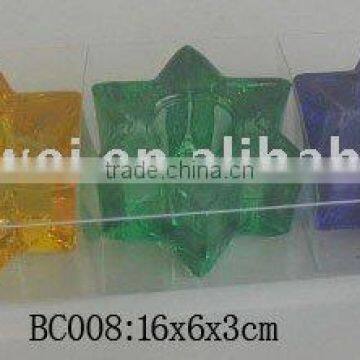 glass candle holder