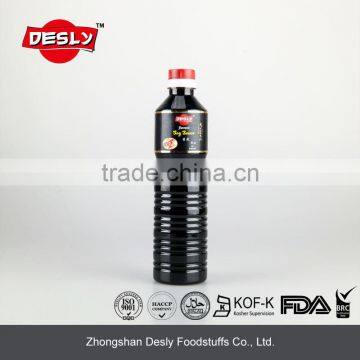 Top quality Desly brand japanese soy sauce 640ml