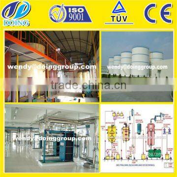 1T-1000T/D castor beans continuous oil refining plant/edible oil refinery machine/vegetable oil refinery line