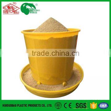 Automatic round plastic duck feeder for poultry chicken